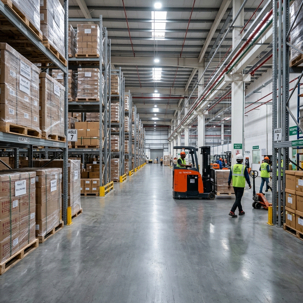 Modern Logistics Warehouse Center